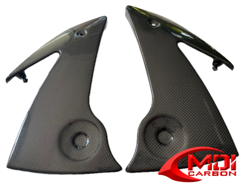 Kawasaki Carbon Fiber ER6F 2006 2008 Side Frame Covers Panels