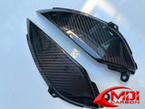 Kawasaki Carbon Fiber Ninja ZX6R 636 Lower Tank Trim Fits 2005 2006_6