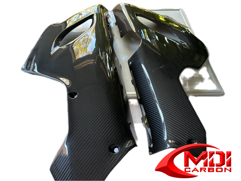 Carbon Fiber Kawasaki Ninja ZX6R 636 Lower Side Fairing - MDI