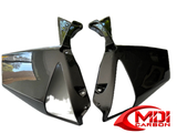 Kawasaki Carbon Fiber Z1000 Upper Side Turn Signal Panel Fairing Carbon fiber Fit To KAWASAKI Z1000 10-13 Panels Fits 2010 2011
