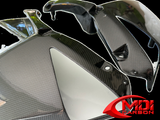 Kawasaki Carbon Fiber Z1000 Upper Side Turn Signal Panel Fairing Carbon fiber Fit To KAWASAKI Z1000 10-13 Panels Fits 2010 2011