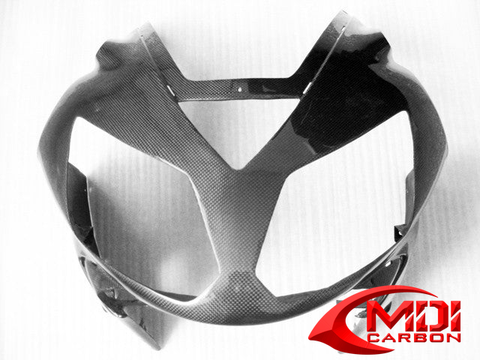 Kawasaki Carbon Fiber ZX12R 00 05 Upper Fairing Front Cowl Nose