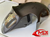 Kawasaki Carbon Fiber ZX12R Front Fender Hugger Fits 2001 2005_5