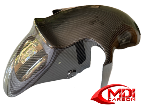 Kawasaki Carbon Fiber ZX12R Front Fender Hugger Fits 2001 2005