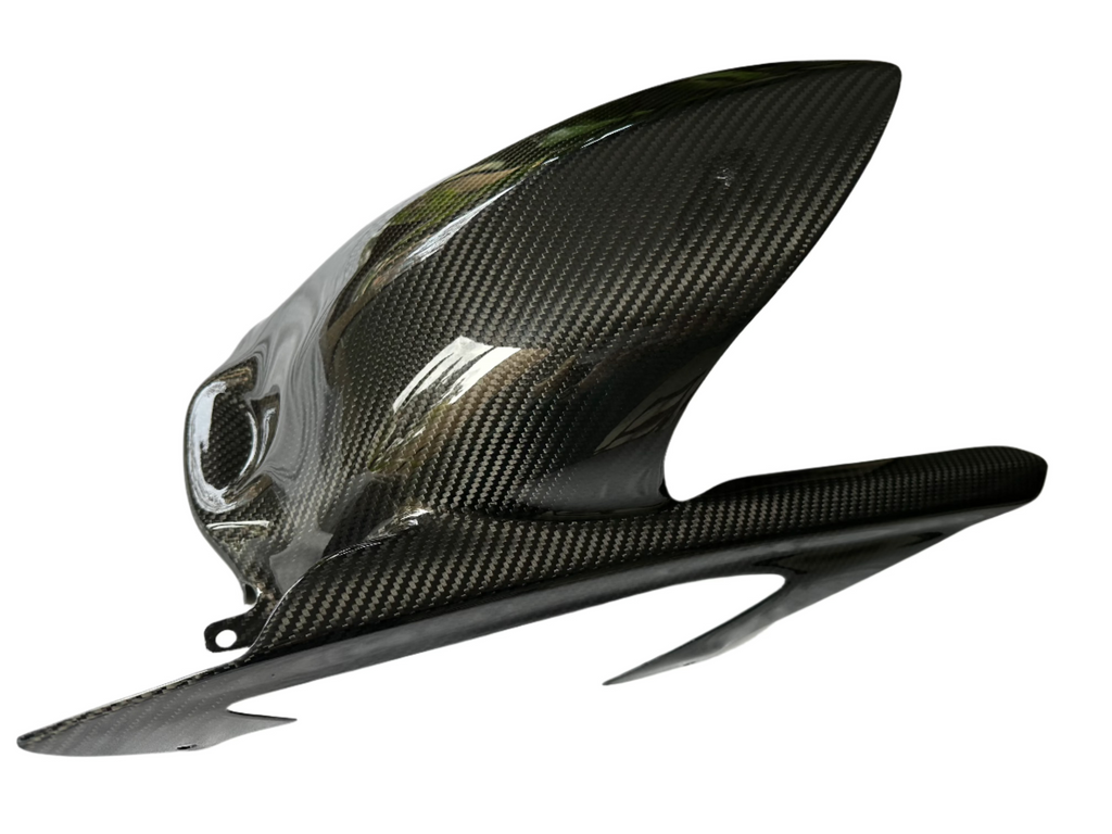 Carbon Fiber Kawasaki ZX14 2012 - 2020 Rear Hugger with Chain
