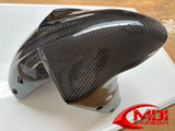 Kawasaki Carbon Fiber ZX6R 636 Front Fender Hugger Fits 2005 2007_3