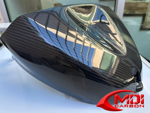 Kawasaki Carbon Fiber ZX6R 636 Tank Cover Fits 2005 2006_6