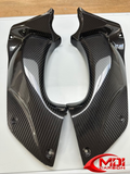 Kawasaki Carbon Fiber ZZR1400_ZX14 Air Duct Tubes Fits 2006 2011_1
