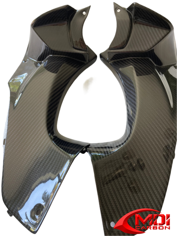 Kawasaki Carbon Fiber ZZR1400 ZX14 Air Ducts Fits 2012 2020
