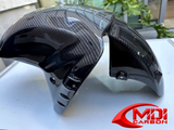 Kawasaki Carbon Fiber ZZR1400 ZX14 Front Fender Mudguard Fits 2006 2019