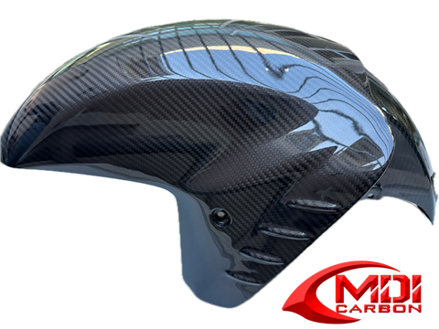 Kawasaki Carbon Fiber ZZR1400 ZX14 Front Fender Mudguard Fits 2006 2019+1