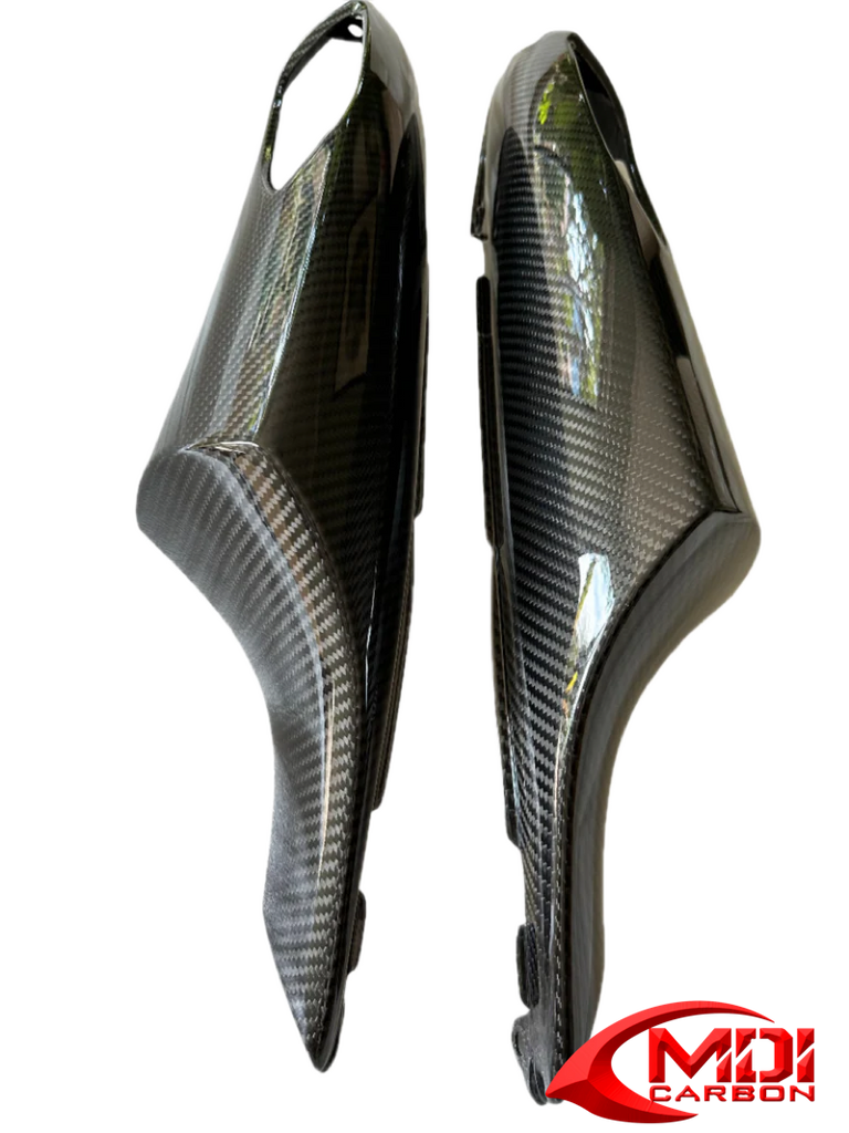 Carbon Fiber Kawasaki ZZR1400_ZX14 Rear Side Tail Fairing - MDI