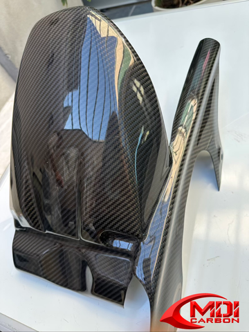 Kawasaki ZX14-ZZR1400 06-09 Carbon Fiber Rear Fender Hugger