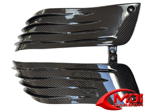 Kawasaki ZX14- ZZR1400 06-09 Carbon Fiber Side Panel Upper
