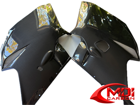 MV Agusta Carbon Fiber F4 1999 2009 Mid Side Fairing Panels