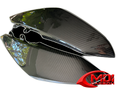 REAL CARBON FIBER Under Tank Cover Panel Fairing KAWASAKI Z1000 2010-2013