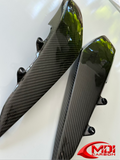 REAL CARBON FIBER Under Tank Cover Panel Fairing KAWASAKI Z1000 2010-2013_2