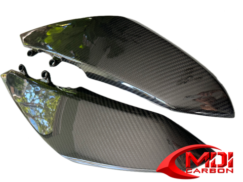 REAL CARBON FIBER Under Tank Cover Panel Fairing KAWASAKI Z1000 2010-2013