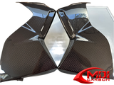 Radiator Covers in 100% Carbon Fiber for BMW K1300R_1