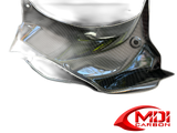 2018-2021 Ninja H2 SX/SE+ Carbon Fiber Upper Inner Side Dash Covers Fairing Cowl