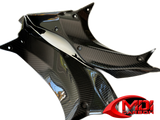2018-2021 Ninja H2 SX/SE+ Carbon Fiber Upper Inner Side Dash Covers Fairing Cowl