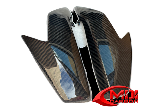 Suzuki Carbon Fiber B King Exhaust Headlight Cowl Cover Set 2007 2012