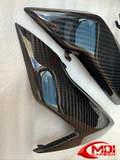 Suzuki Carbon Fiber B King Exhaust Headlight Cowl Cover Set 2007 2012_3