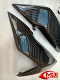 Suzuki Carbon Fiber B King Exhaust Headlight Cowl Cover Set 2007 2012