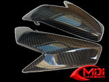Suzuki Carbon Fiber B King Exhaust Headlight Cowl Cover Set 2007 2012