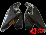 Suzuki Carbon Fiber GSR 600 2006 to 2009 Side Trim Fairing Headlight Covers