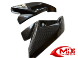 Suzuki Carbon Fiber GSR 600 2006 to 2009 Side Trim Fairing Headlight Covers_1