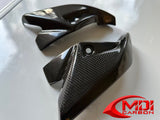 Suzuki Carbon Fiber GSR 600 2006 to 2009 Side Trim Fairing Headlight Covers_2