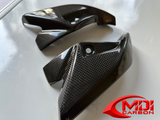 Suzuki Carbon Fiber GSR 600 2006 to 2009 Side Trim Fairing Headlight Covers