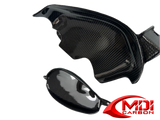 Suzuki Carbon Fiber Hayabusa 1999 2007 Rear Tail Fairing Inserts_2
