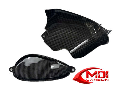 Suzuki Carbon Fiber Hayabusa 1999 2007 Rear Tail Fairing Inserts
