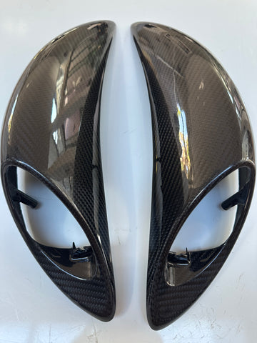 Suzuki Carbon Fiber Hayabusa GSX 1300R Rear Tail Inserts 2008 2020