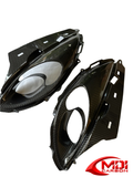Suzuki Carbon Fiber Hayabusa GSX 1300R Upper Front Fairing Air Ducts 2008 2019