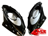 Suzuki Carbon Fiber Hayabusa GSX 1300R Upper Front Fairing Air Ducts 2008 2019