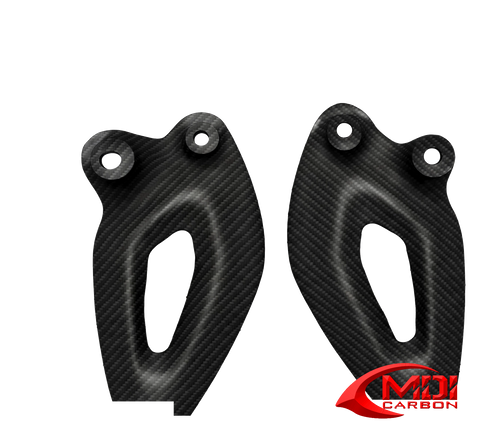 100% Carbon Fiber Heel Plates Triumph Rocket III 2020-