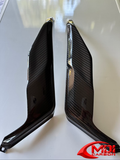 Triumph Carbon Fiber Daytona 675/R 2013 2017 Under Tank Covers Gas Side Trims