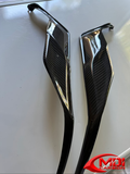 Triumph Carbon Fiber Daytona 675/R 2013 2017 Under Tank Covers Gas Side Trims