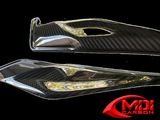 Triumph Carbon Fiber Daytona 675/R 2013 2017 Under Tank Covers Gas Side Trims