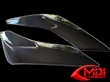 Triumph Carbon Fiber Daytona 675/R 2013 2017 Under Tank Covers Gas Side Trims
