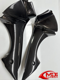 Triumph Carbon Fiber Daytona 675 2013-2022 Air Duct Covers Intakes_2