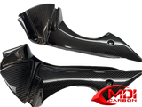 Triumph Carbon Fiber Daytona 675 2013-2022 Air Duct Covers Intakes_3