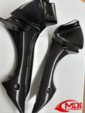 Triumph Carbon Fiber Daytona 675 2013-2022 Air Duct Covers Intakes_4