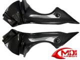 Triumph Carbon Fiber Daytona 675 2013-2022 Air Duct Covers Intakes