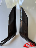 Triumph Carbon Fiber Daytona 675/R 2013 2017 Under Tank Covers Gas Side Trims_1