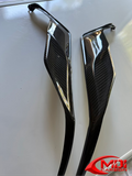 Triumph Carbon Fiber Daytona 675/R 2013 2017 Under Tank Covers Gas Side Trims_3