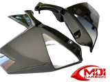 Upper Side Turn Signal Panel Fairing Carbon fiber Fit To KAWASAKI Z1000 10-13_4